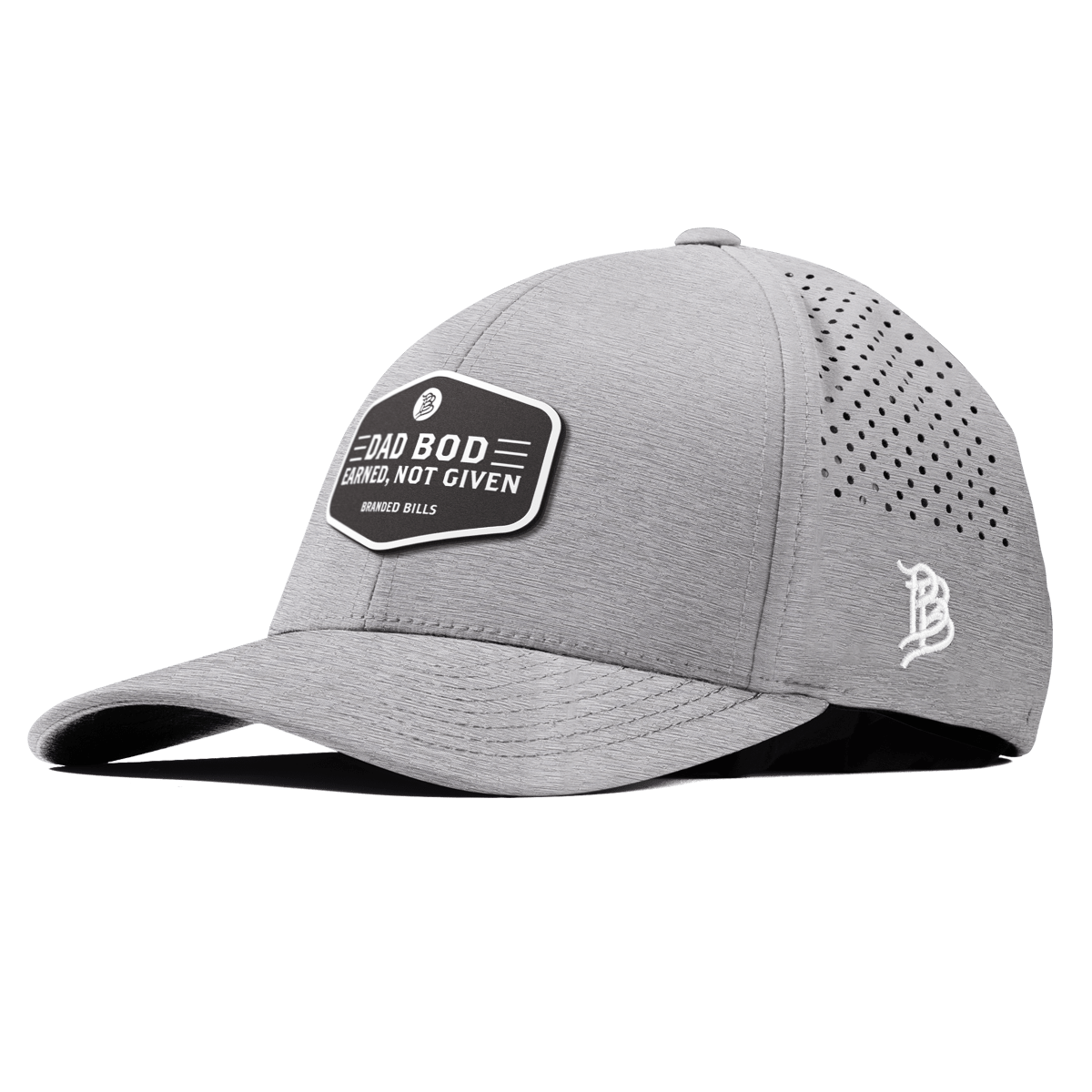 Dad Bod Curved Performance Heather Gray