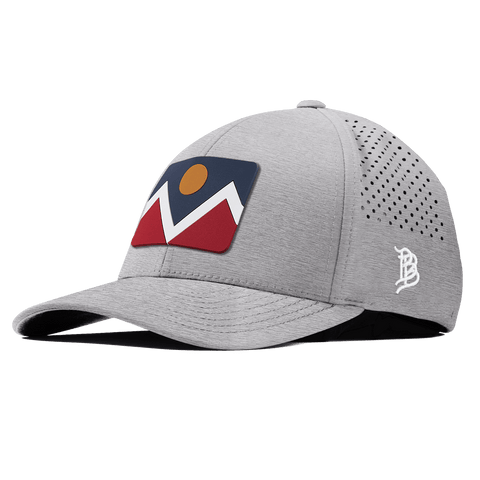 Denver Flag Curved Performance Heather Gray 