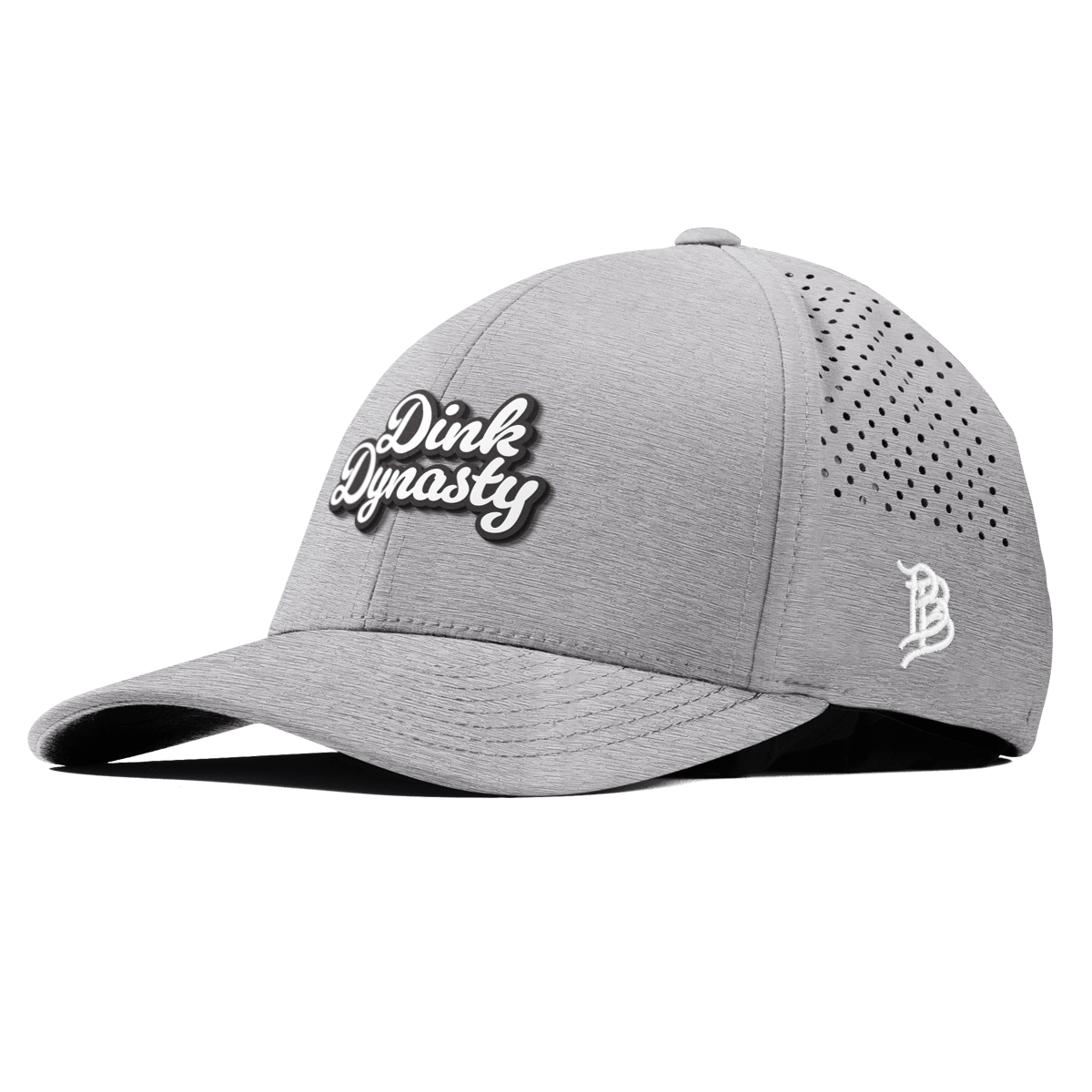 Dink Dynasty Script Curved Performance Heather Gray