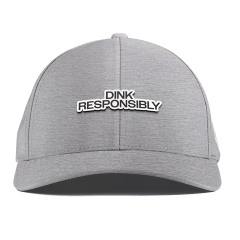 Dink Responsibly Curved Performance Heather Gray