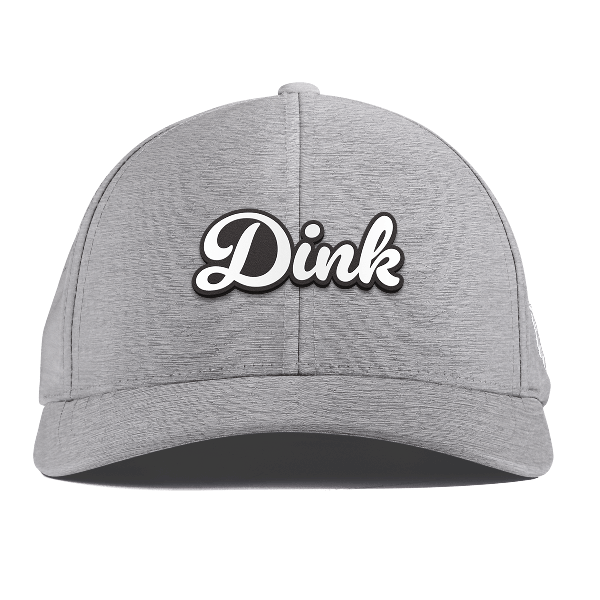 Dink Script Curved Performance Heather Gray