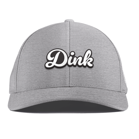 Dink Script Curved Performance Heather Gray