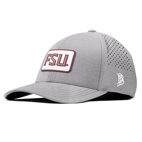 Florida State University "FSU Badge" Curved Performance Heather Gray