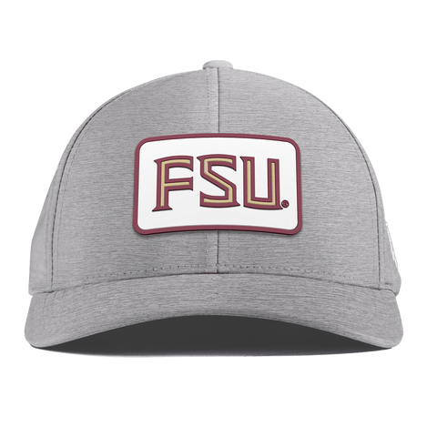 Florida State University "FSU Badge" Curved Performance Heather Gray