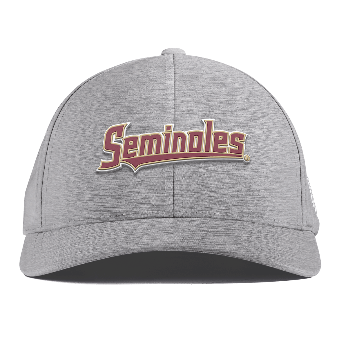 Florida State University "FSU Seminoles Block" Curved Performance Heather Gray