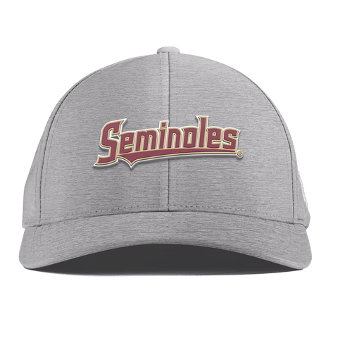 Florida State University "FSU Seminoles Block" Curved Performance Heather Gray