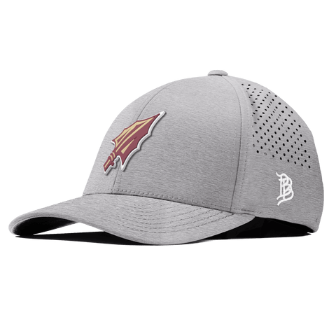 Florida State University "FSU Spear Tip" Curved Performance Heather Gray
