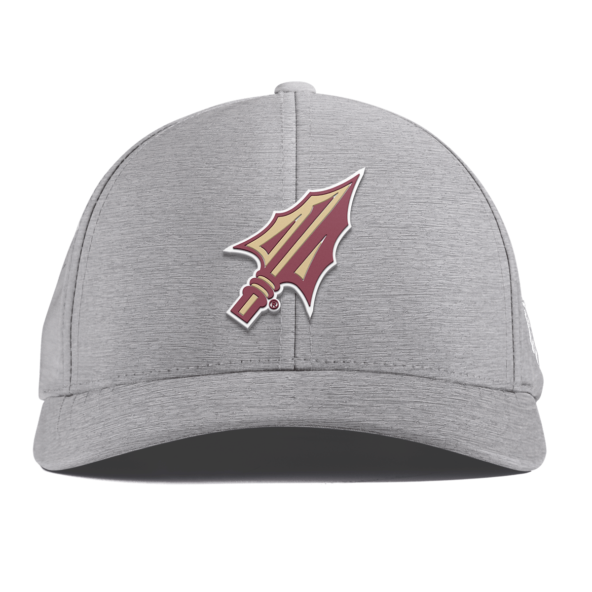 Florida State University "FSU Spear Tip" Curved Performance Heather Gray