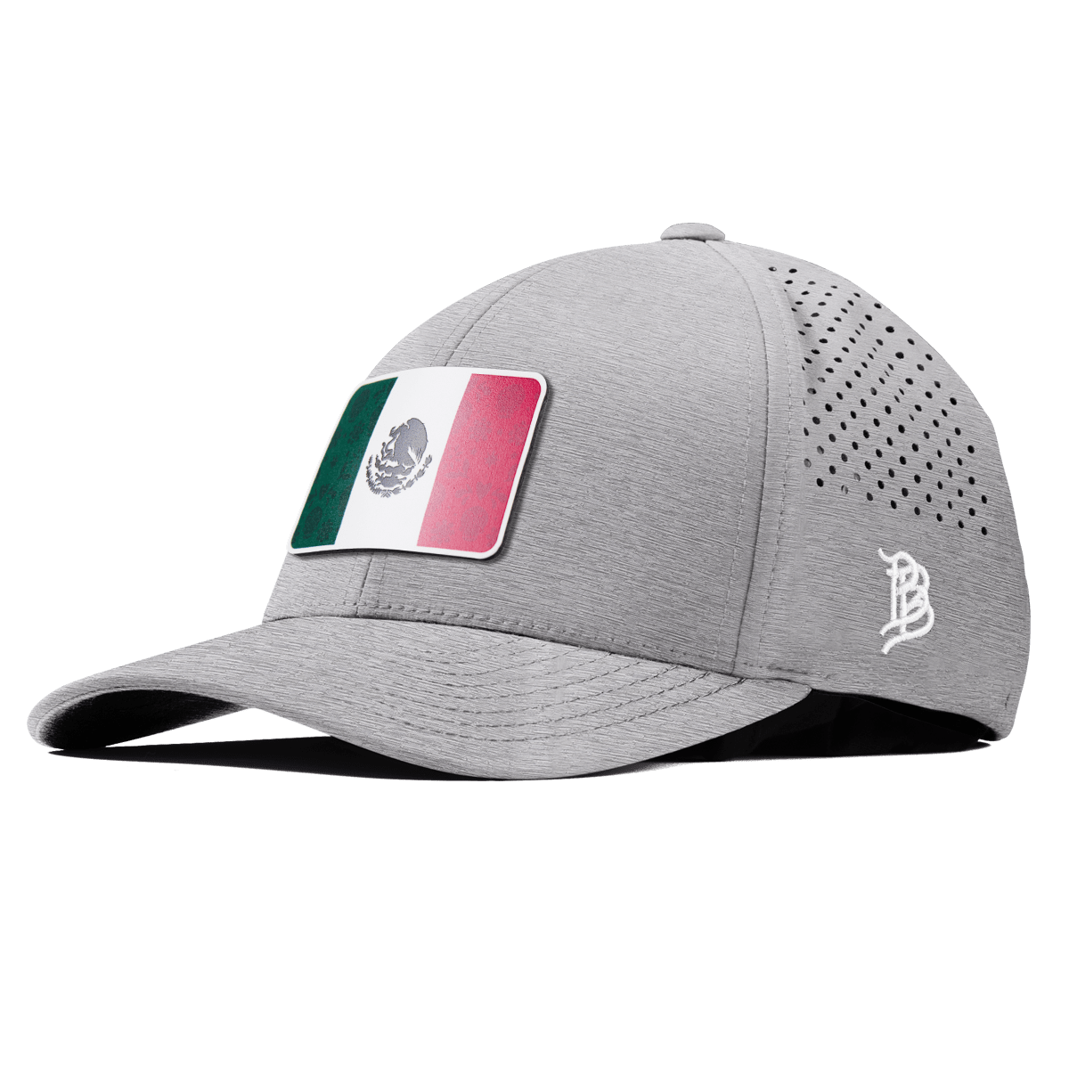 Fiesta Flag Curved Performance Heather Gray