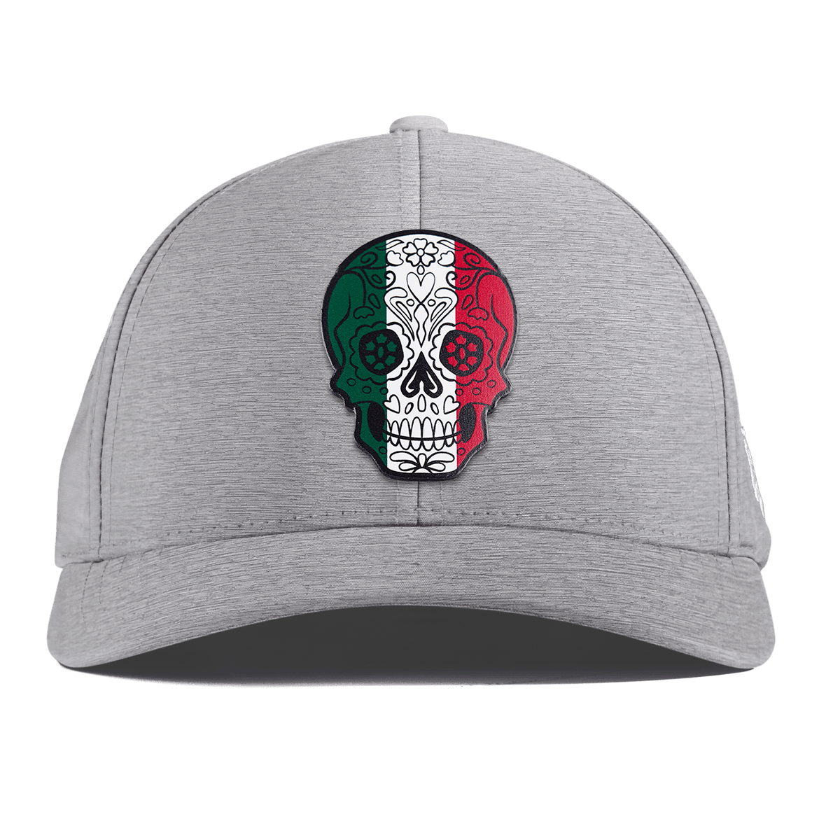 Fiesta Sugar Skull Curved Performance Heather Gray
