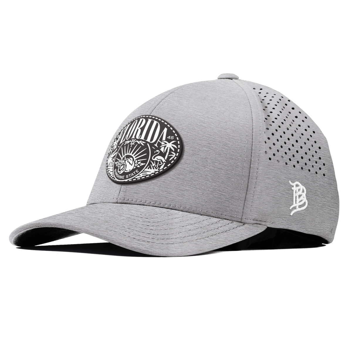 Florida Traveler Curved Performance Heather Gray