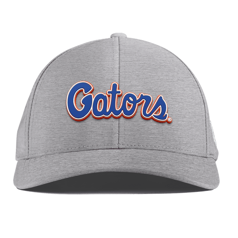 University of Florida "Gator Script" Curved Performance Heather Gray