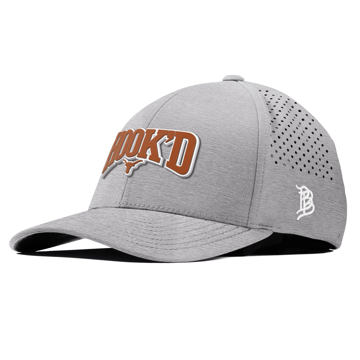 University of Texas "Hook'D" Curved Performance Heather Gray
