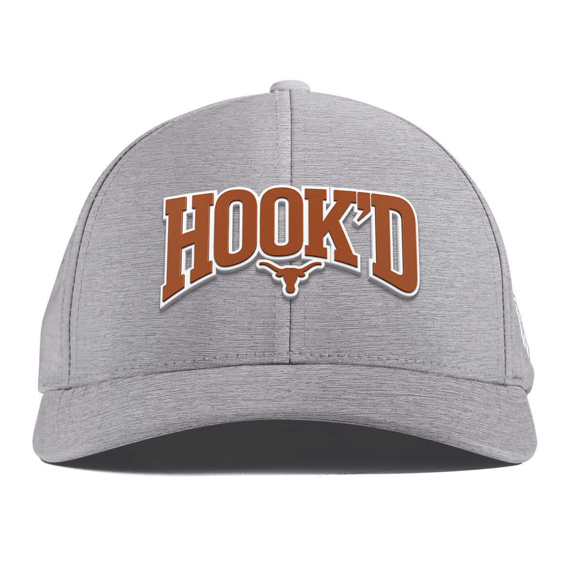 University of Texas "Hook'D" Curved Performance Heather Gray