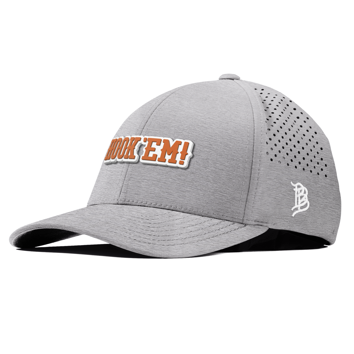University of Texas "Hook'Em Horns" Curved Performance Heather Gray