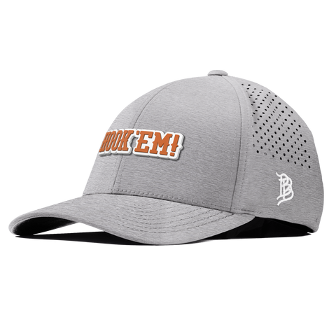 University of Texas "Hook'Em Horns" Curved Performance Heather Gray