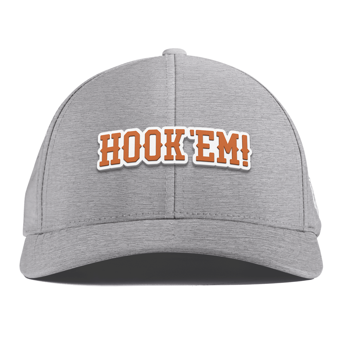 University of Texas "Hook'Em Horns" Curved Performance Heather Gray