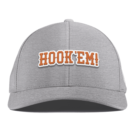 University of Texas "Hook'Em Horns" Curved Performance Heather Gray