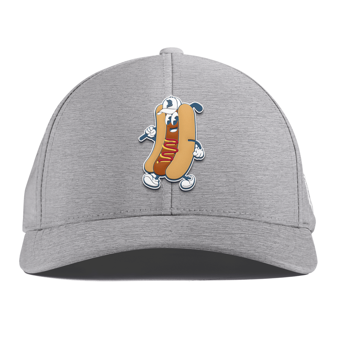 Hot Dog Buddy Curved Performance Heather Gray