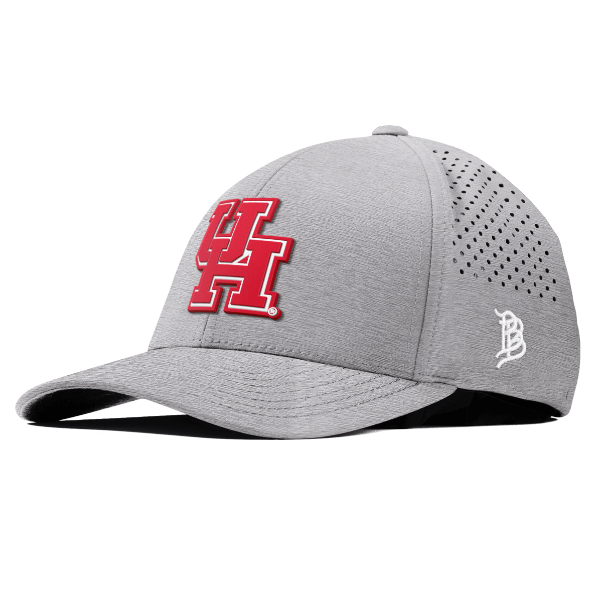 University of Houston "Houston Block" Curved Performance Heather Gray