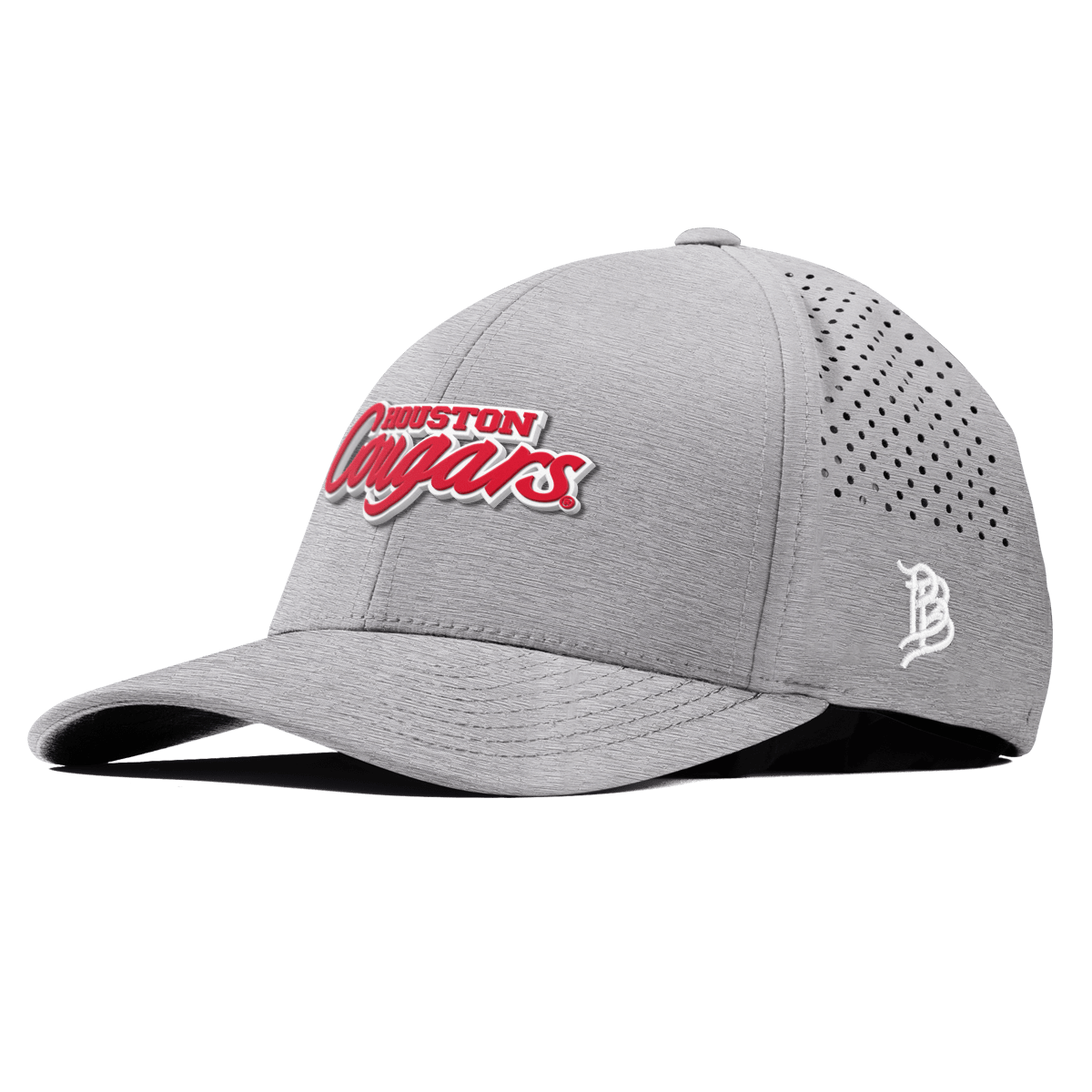 University of Houston "Houston Cougars" Curved Performance Heather Gray
