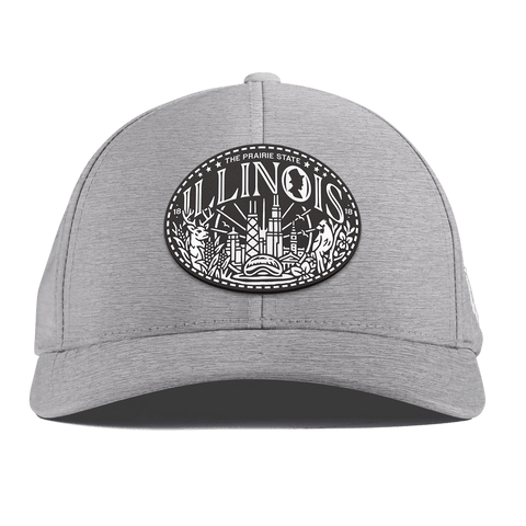 Illinois Traveler Curved Performance Heather Gray