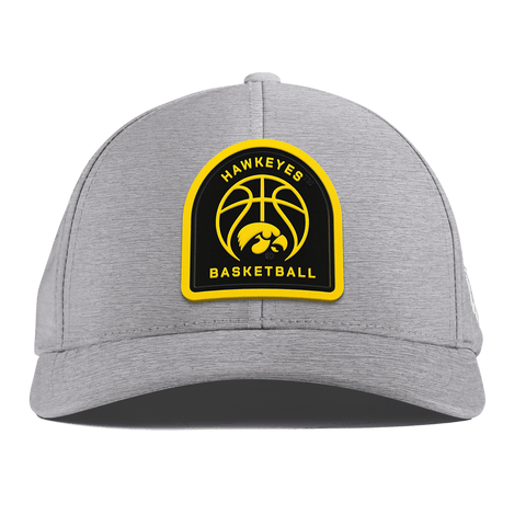 University of Iowa "Iowa Basketball" Curved Performance Heather Gray