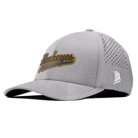 University of Iowa "Iowa Hawkeyes Script" Curved PerformanceHeather Gray