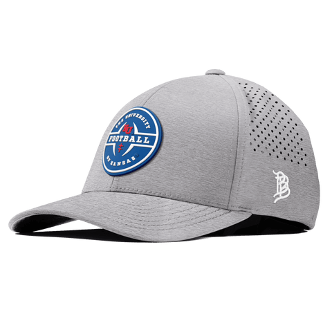 University of Kansas "Kansas Football Legacy" Curved Performance Heather Gray
