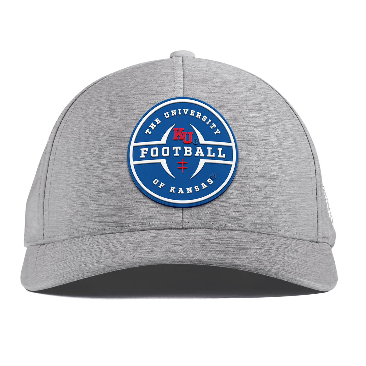 University of Kansas "Kansas Football Legacy" Curved Performance Heather Gray