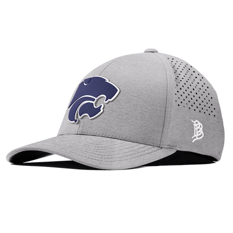 Kansas State "Kansas State Team Logo" Curved Performance Heather Gray