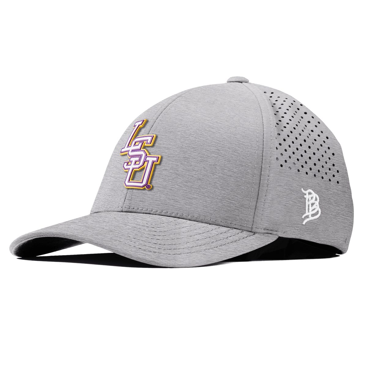 Louisiana State University "LSU Baseball" Curved Performance Heather Gray