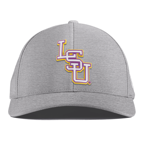 Louisiana State University "LSU Baseball" Curved Performance Heather Gray