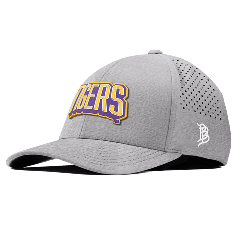 Louisiana State University "LSU Tigers Block" Curved Performance Heather Gray