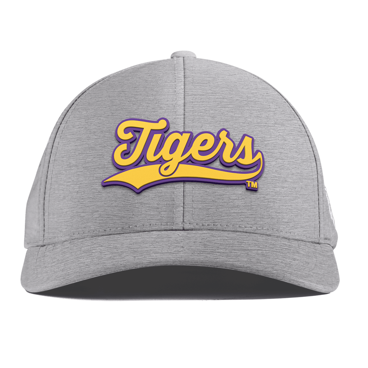 Louisiana State University "LSU Tigers Script" Curved Performance Heather Gray