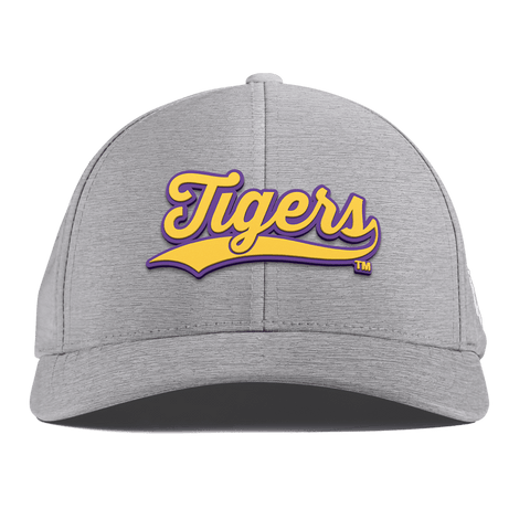 Louisiana State University "LSU Tigers Script" Curved Performance Heather Gray