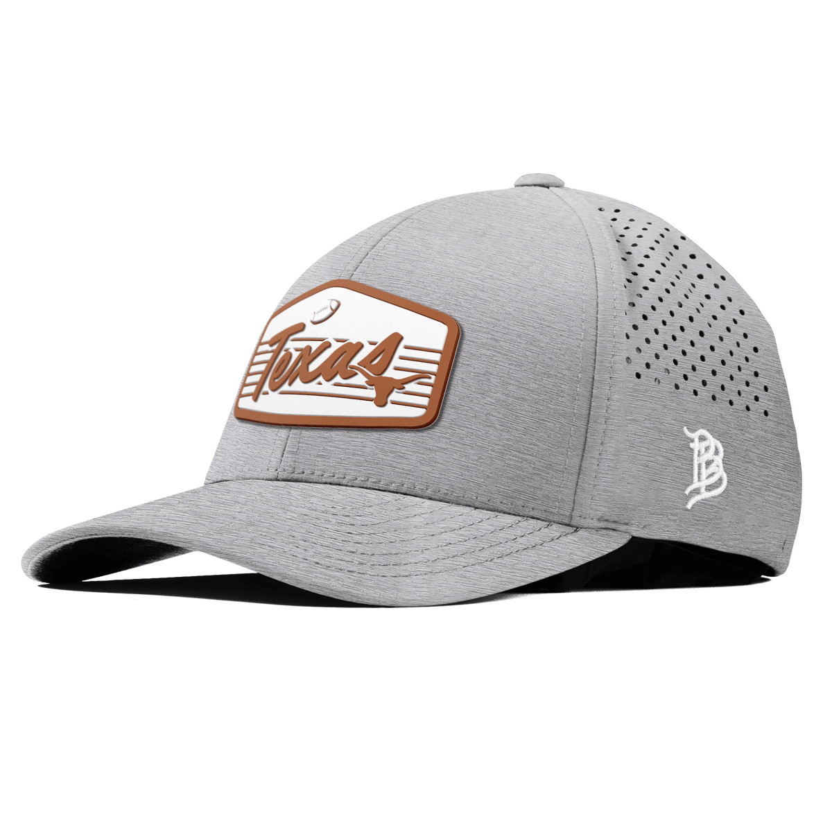 University of Texas "Longhorns Football" Legacy Curved Performance Heather Gray