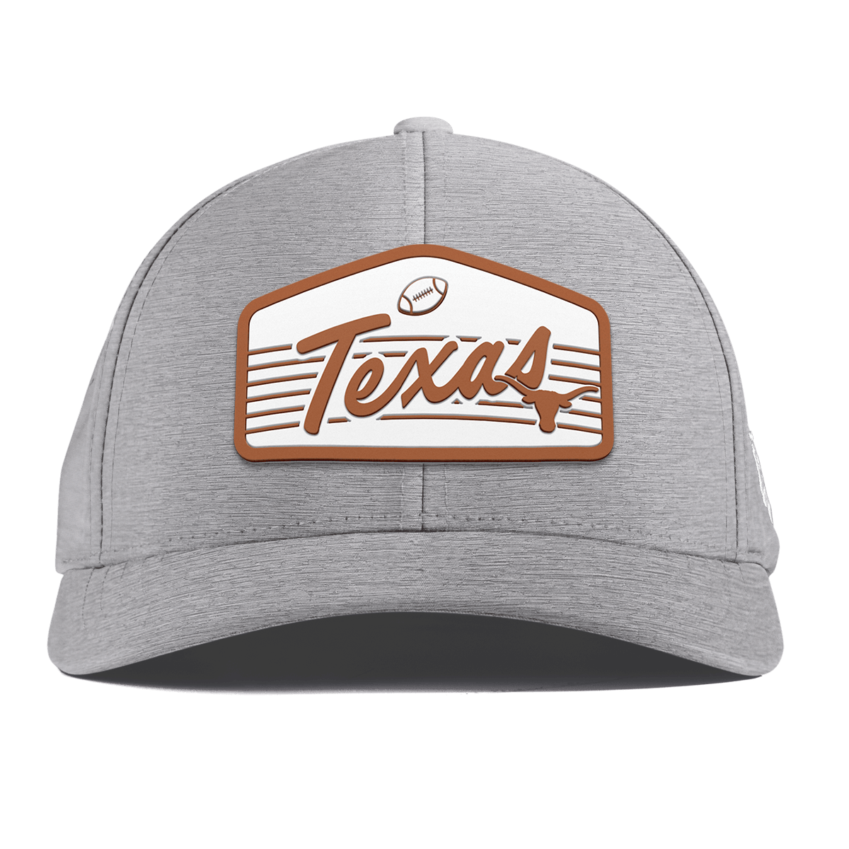 University of Texas "Longhorns Football" Legacy Curved Performance Heather Gray