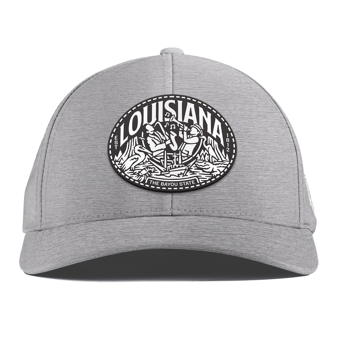 Louisiana Traveler Curved Performance Heather Gray