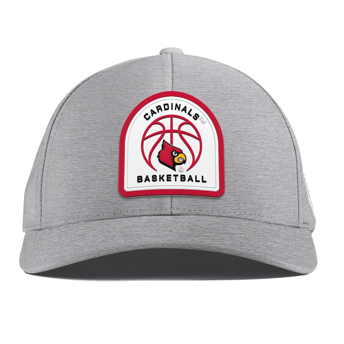 University of Louisville "Louisville Basketball" Curved Performance Heather Gray