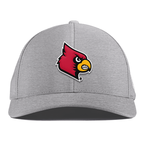 University of Louisville "Louisville Team Logo" Curved Performance Heather Gray