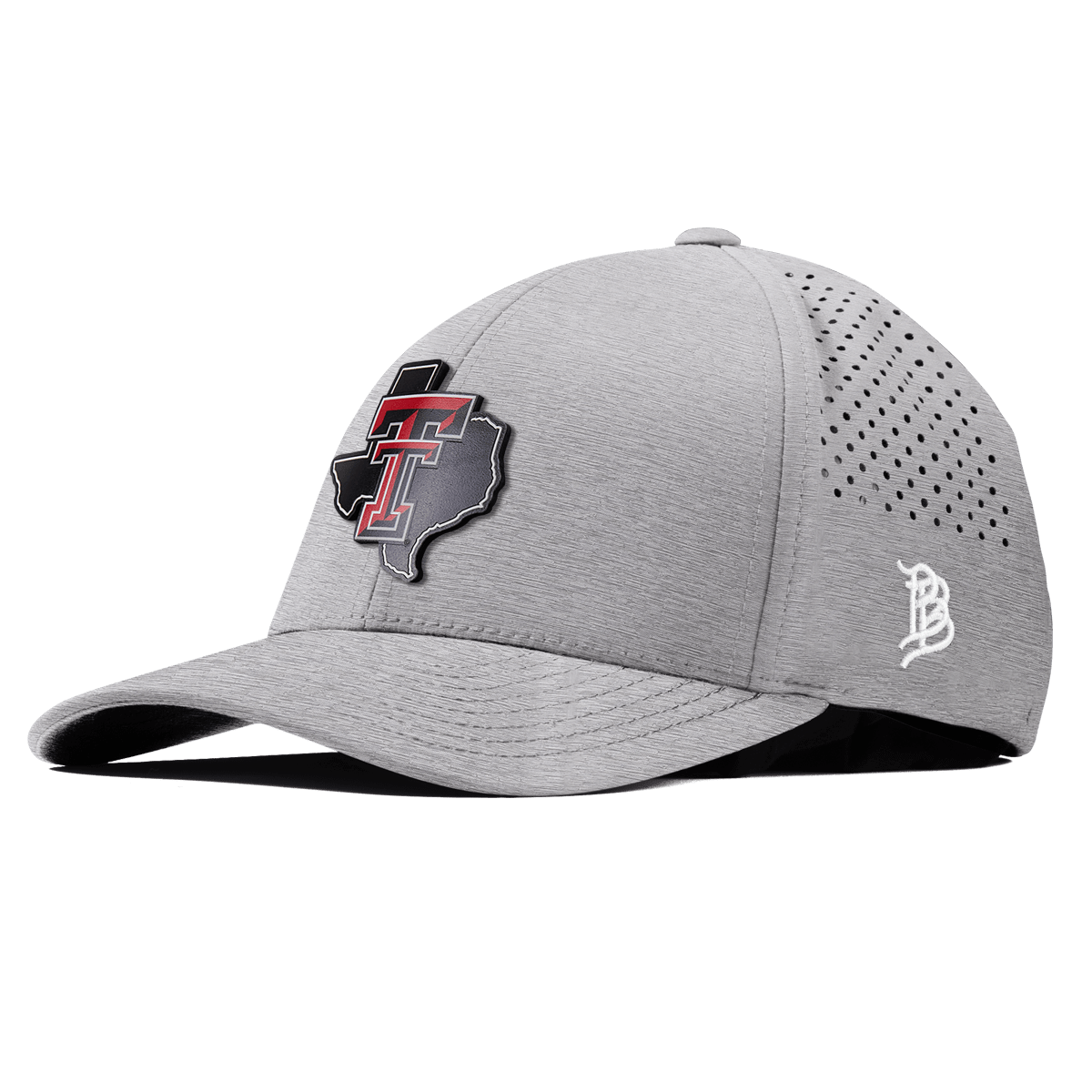 Texas Tech University "Lubbock Local" Curved Performance Heather Gray