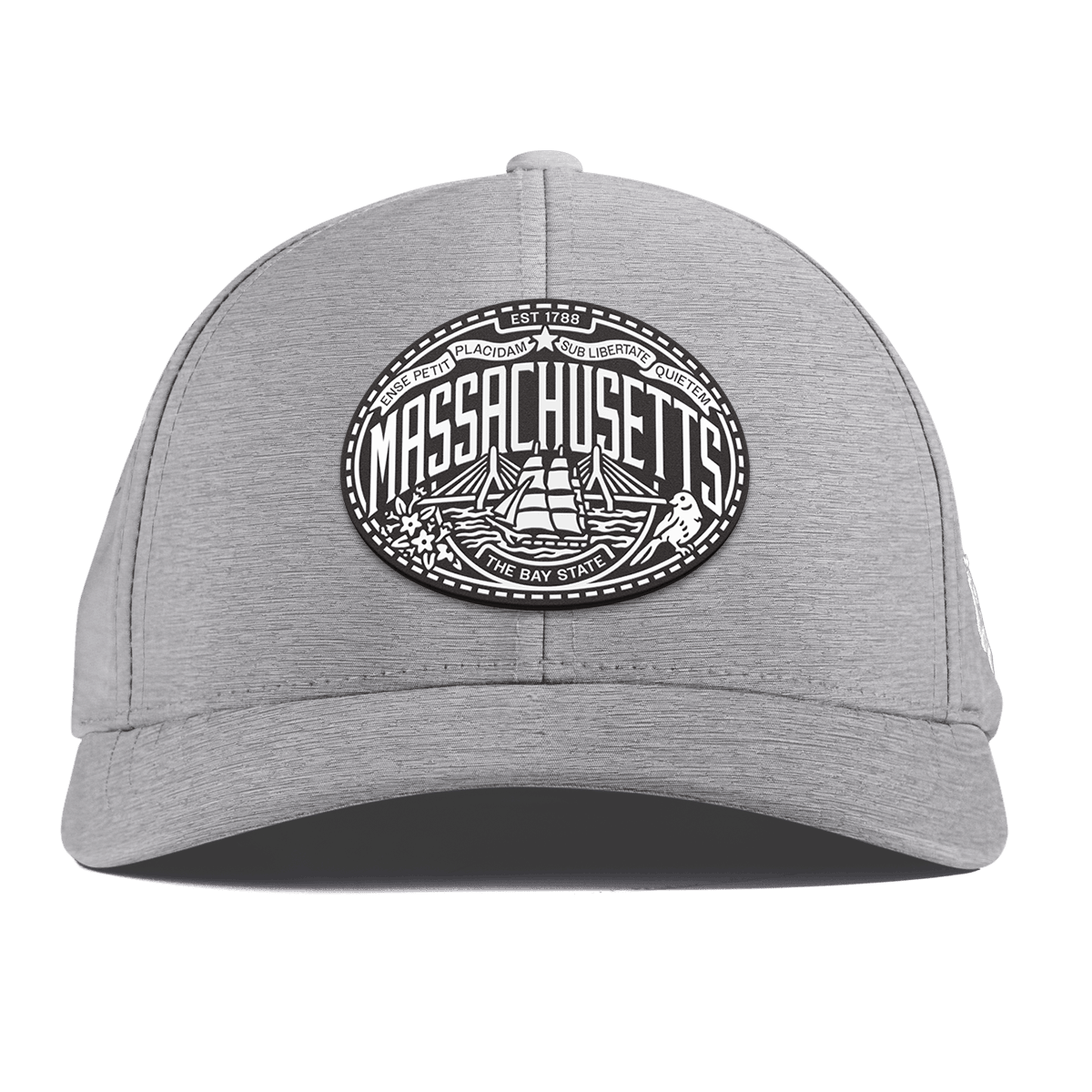 Massachusetts Traveler Curved Performance Heather Gray