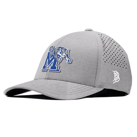 University of Memphis "Memphis Team Logo" Curved Performance Heather Gray