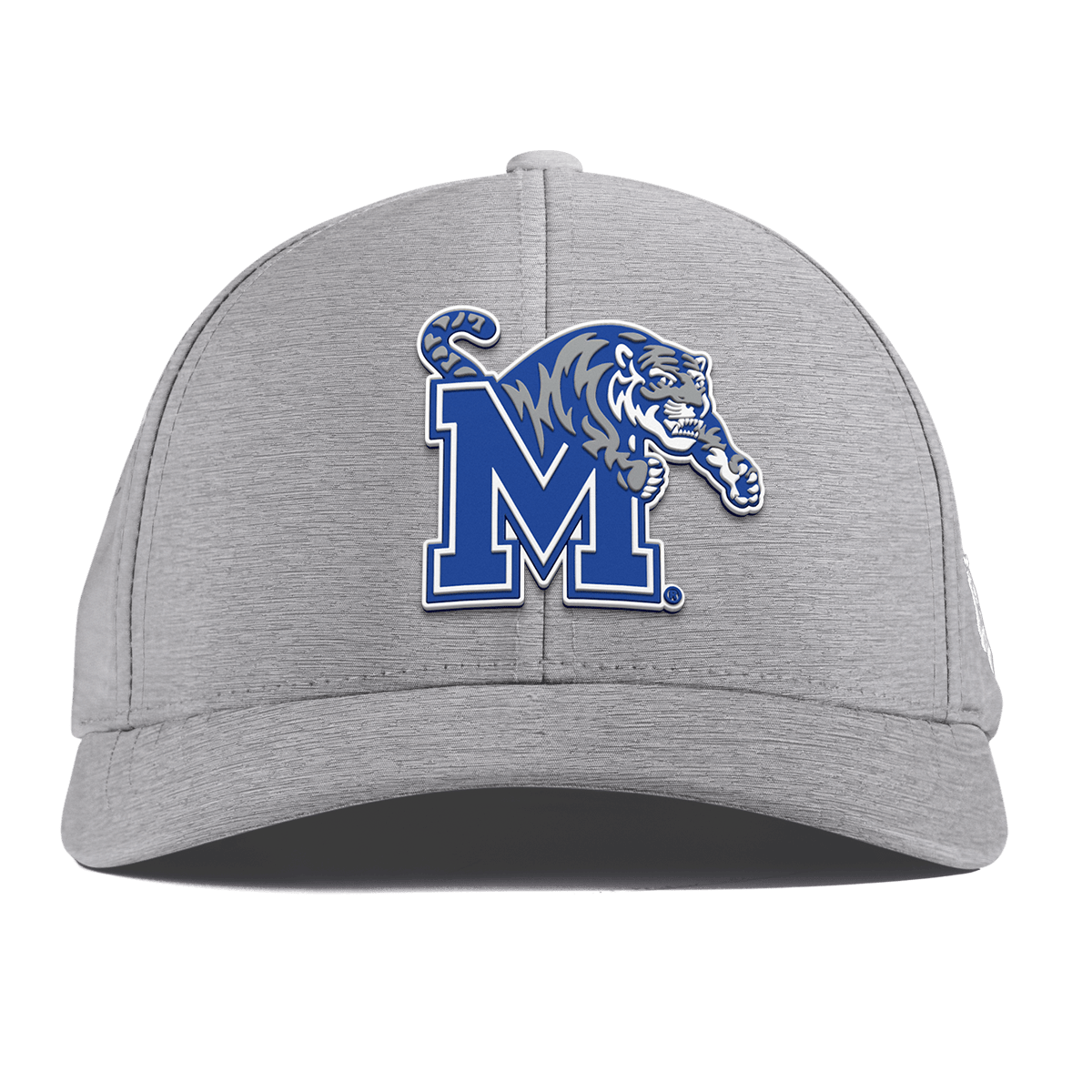 University of Memphis "Memphis Team Logo" Curved Performance Heather Gray