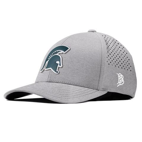 Michigan State University "Michigan State Spartan" Curved Performance Heather Gray