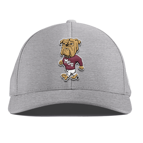 Mississippi State University "Mississippi State Bully" Curved Performance Heather Gray