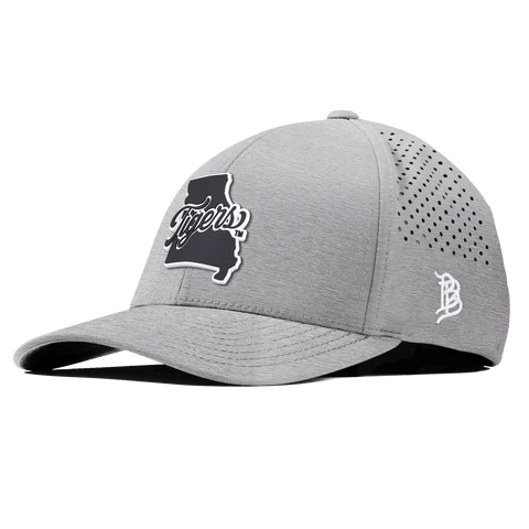 University of Missouri "Missouri Tigers State Script" Curved Performance Heather Gray