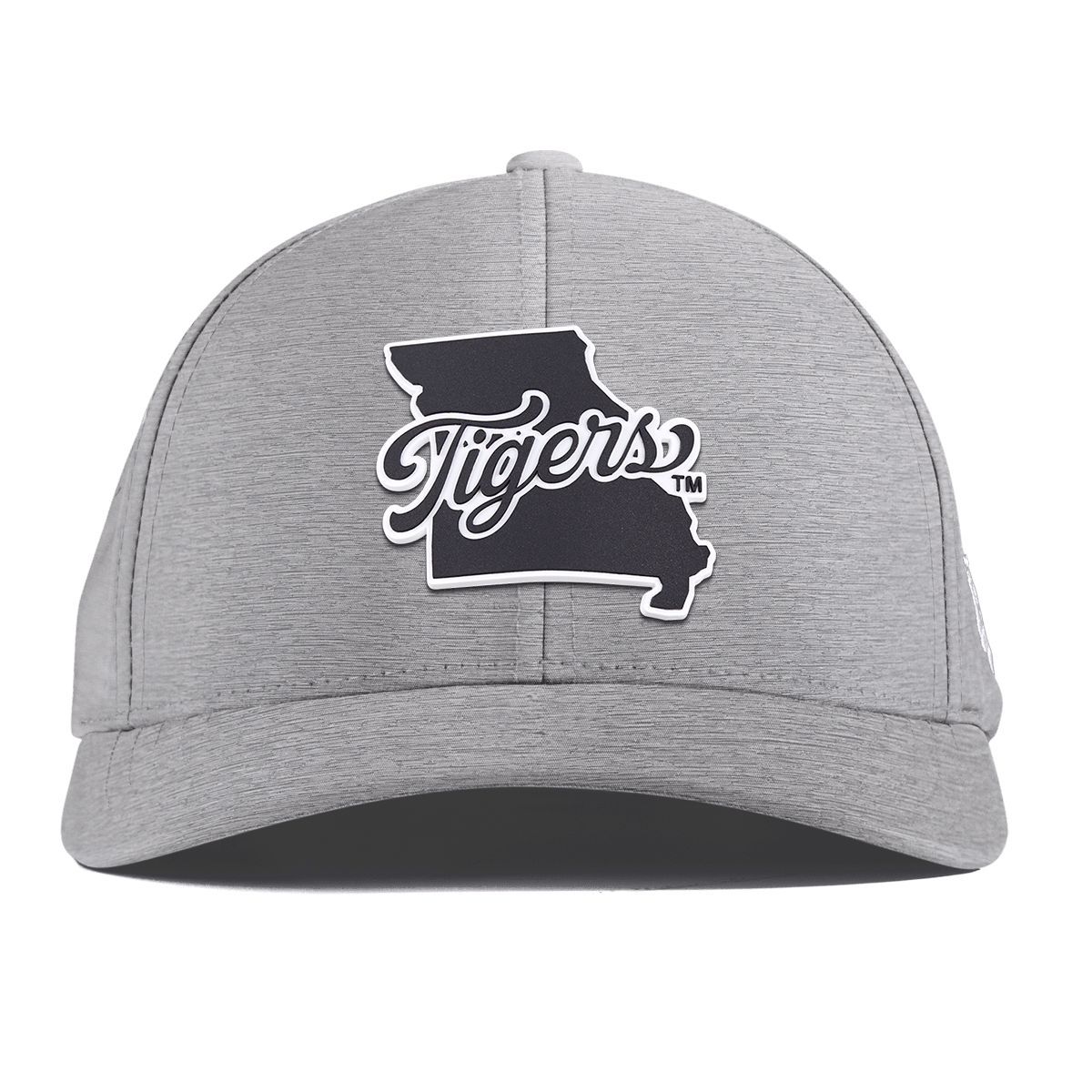 University of Missouri "Missouri Tigers State Script" Curved Performance Heather Gray