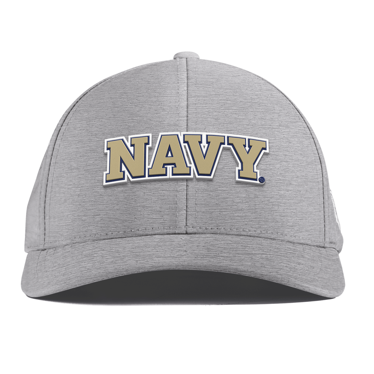 United States Naval Academy "Naval Academy Block" Curved Performance Heather Gray